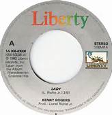 Kenny Rogers Lady Single 45 No.1 Song on Liberty Label