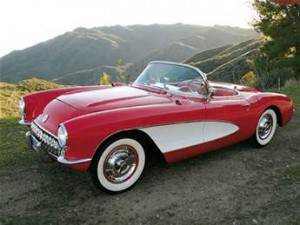 1957 Red Corvette 